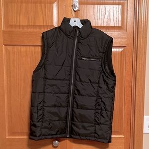 Mens BKE Black Vest, XL